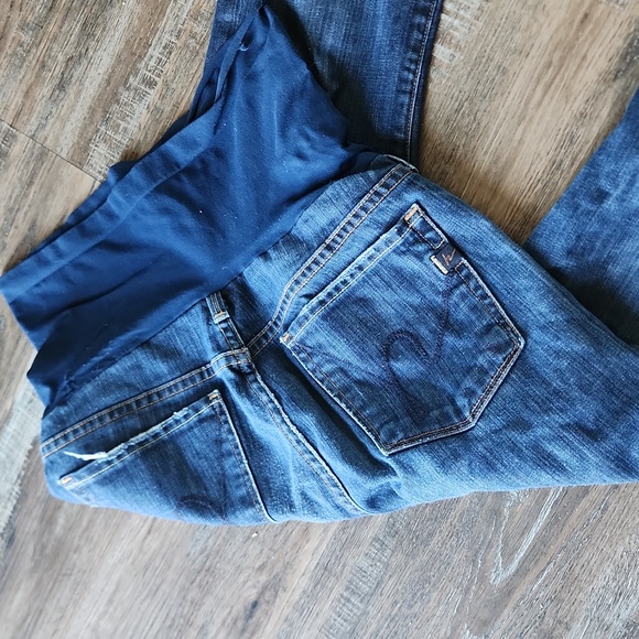 A pea in the pod maternity jeans size 27, 34 leg - Picture 4 of 5